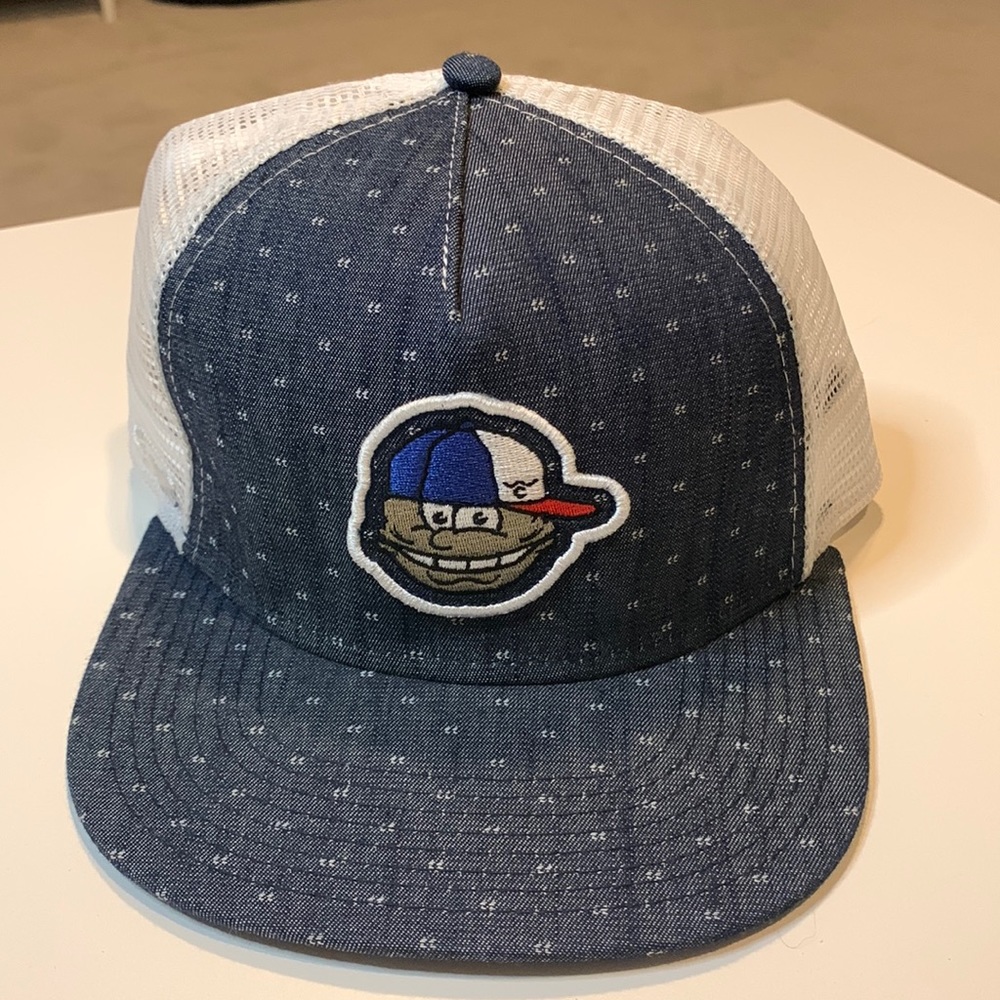 SnapBack Flat Brimmed Trucker Cap